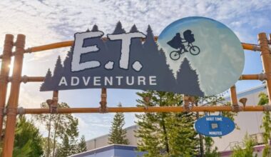 E.T. Adventure ride entrance in universal studios florida