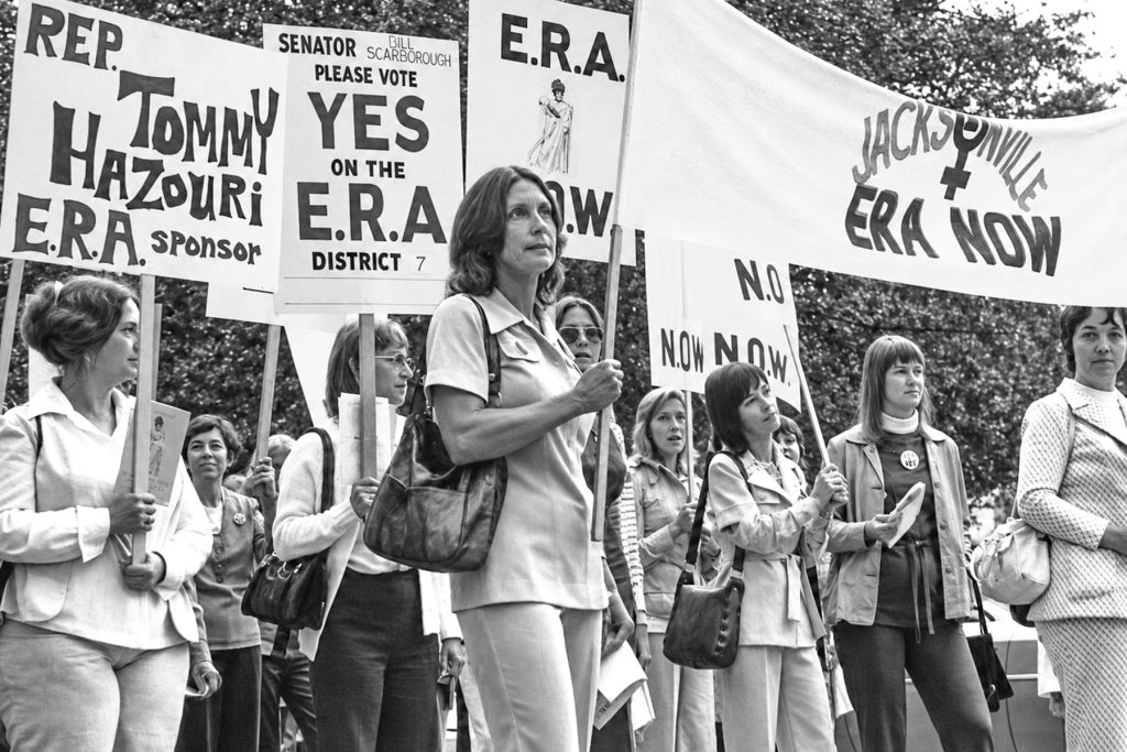 The Independence Day parade in 1976 included women marching in support of the Equal Rights Amendment in Florida, which has never ratified it. | Photo: Jacksonville History Center Collection