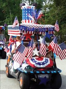 Enjoy Stuart's Golf Cart Parade July 4