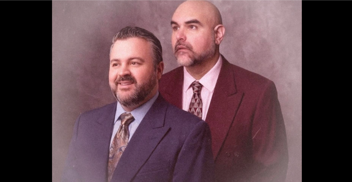 Yamil Piedra and Johnny Trabanco as fake TV lawyers Facme & Diaz