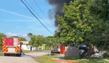 1 hospitalized after county trucks catch fire in SW Miami-Dade – NBC 6 South Florida