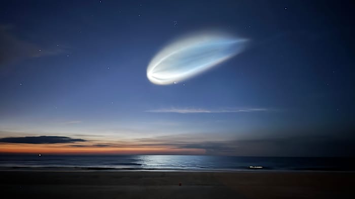 What was that? Check out these images of Thursday morning’s SpaceX launch