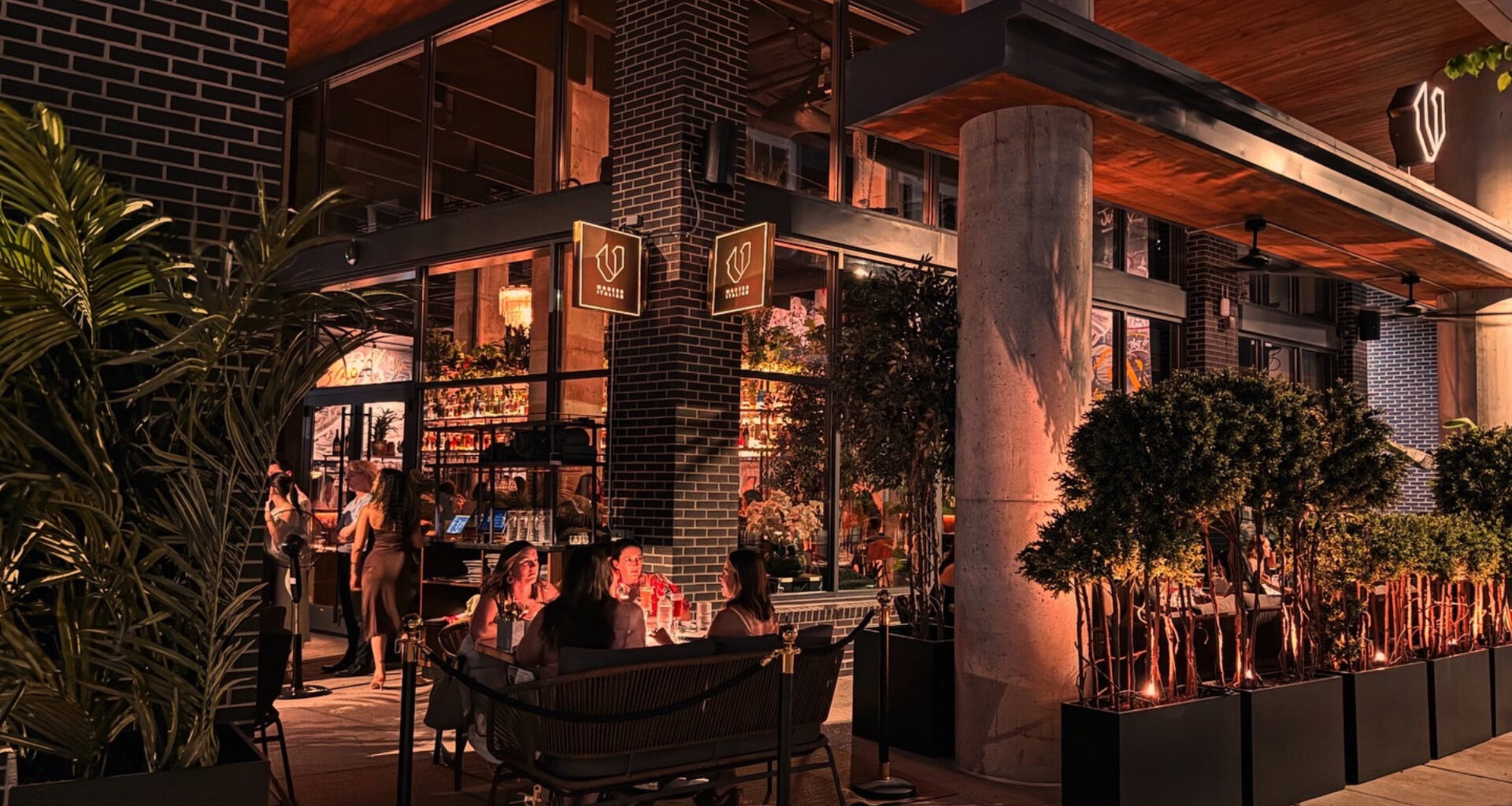 exterior of restaurant