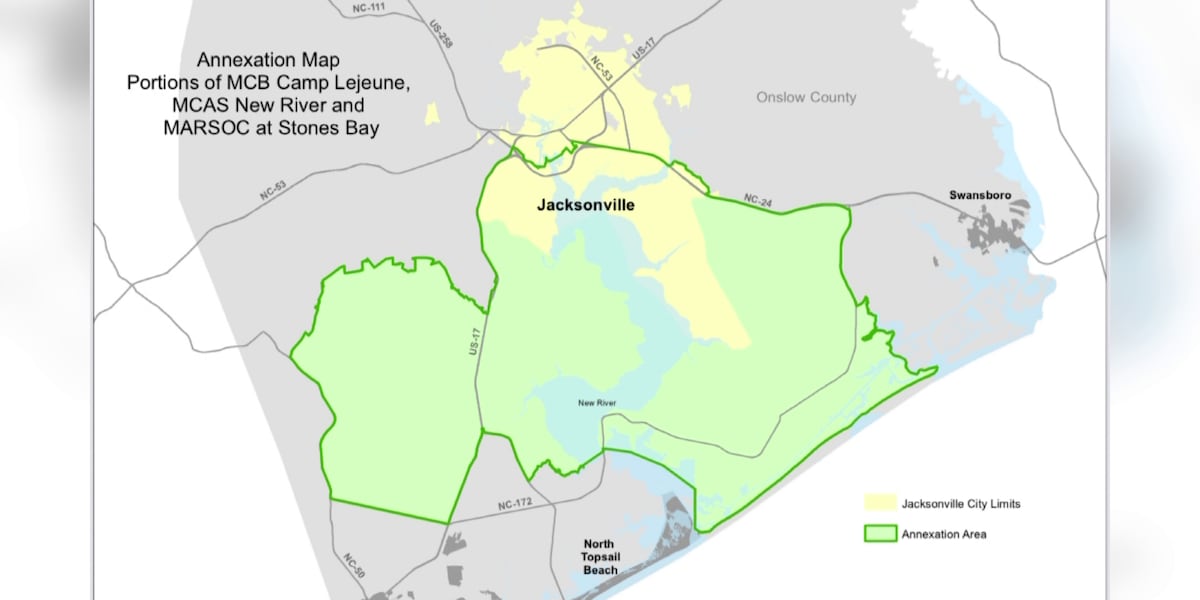 State bill could expand Jacksonville city limits to include military land