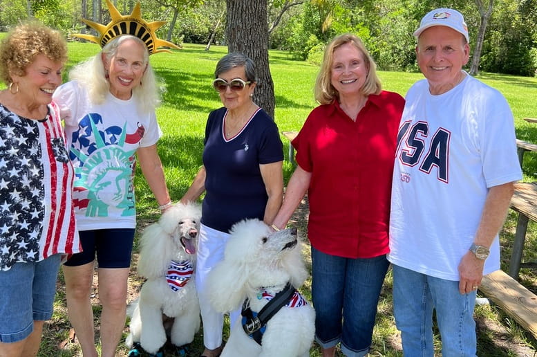 Clubs meet, celebrate nation’s 250th birthday