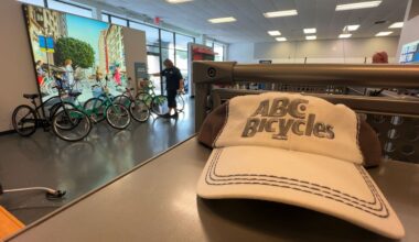 Construction of a new mixed-use path on Gandy Boulevard is making some headway in Pinellas County. It’s intended to help reduce roadway congestion and encourage more connected communities. The new path has some cycling enthusiasts, such as those at ABC Bicycles, intrigued. (Spectrum News/Calvin Lewis)