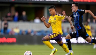 Image of Tiago approaching goal against San Jose.