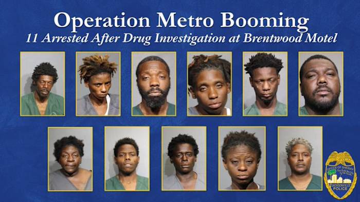 11 arrested in JSO drug operation at Jacksonville motel linked to repeated criminal activity