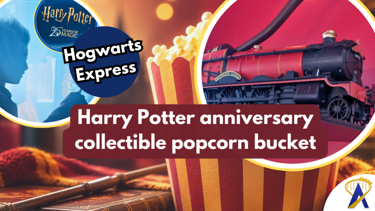 Hogwarts Express popcorn bucket Harry Potter movies back in theaters