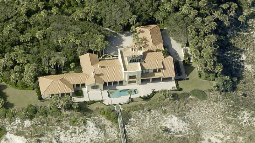 Aerial view of home in Ponte Vedra Beach.