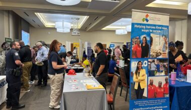 CareerSource Central Florida hosted a dedicated job fair to connect veterans and their spouses with meaningful career opportunities across multiple industries. (Spectrum News)