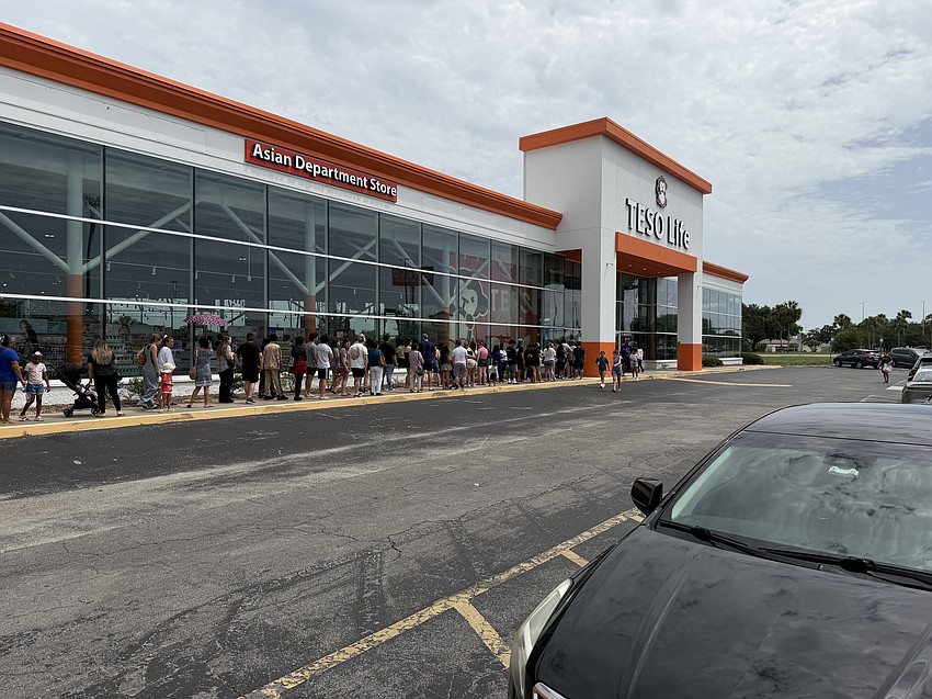 When TESO Life opened in Jacksonville July 10, anxious shoppers waited in a line that wrapped nearly halfway around the store.