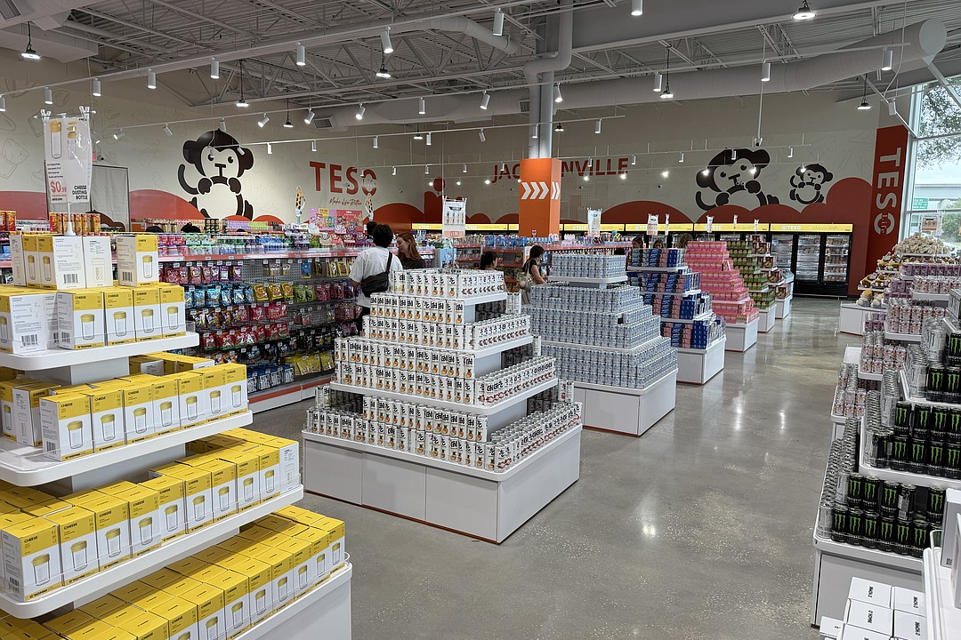 Customers line up for opening of Teso Life in Jacksonville