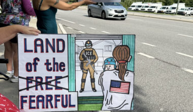 Nationwide Day of Action in Largo, July 25. Photo by Daria Mironova/WMNF News.