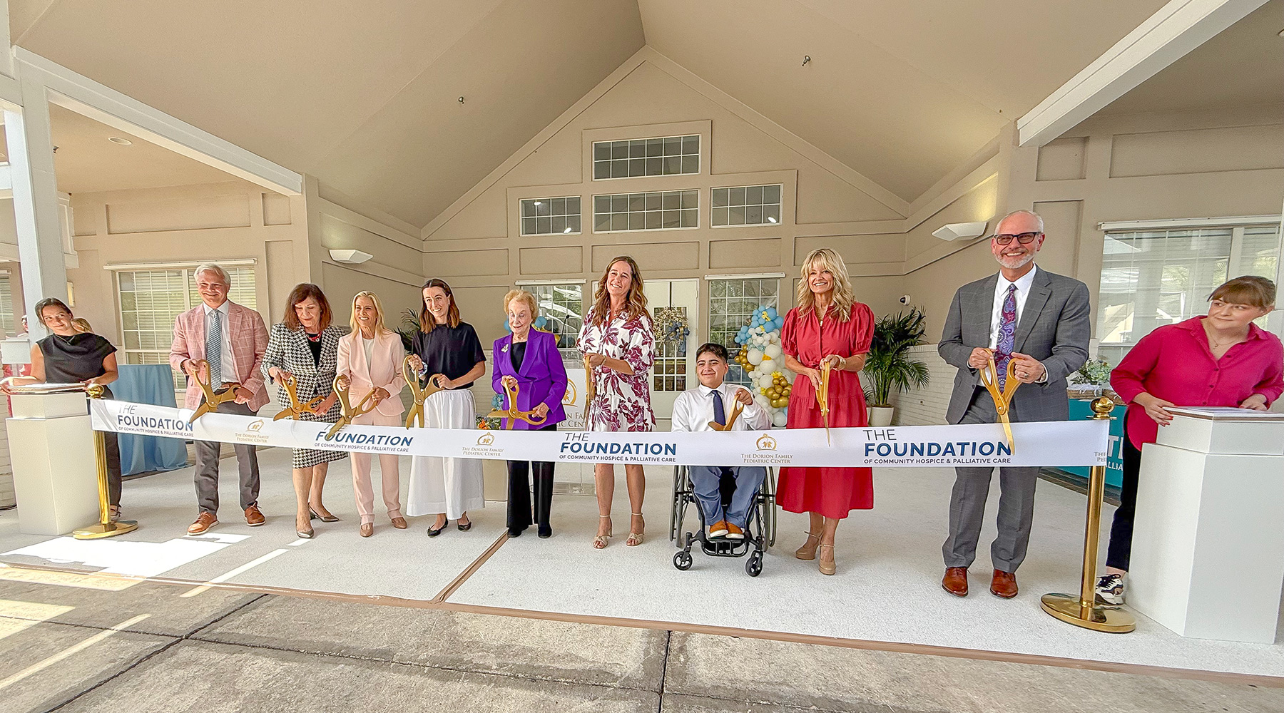 Fontaine LeMaistre, Susan Ponder-Stansel, Mayor Donna Deegan and Amalia Dorion with Dorothy S. Dorion,  Annie Tuttle, Jacob Lopez, Tabitha Furyk and Phillip Ward