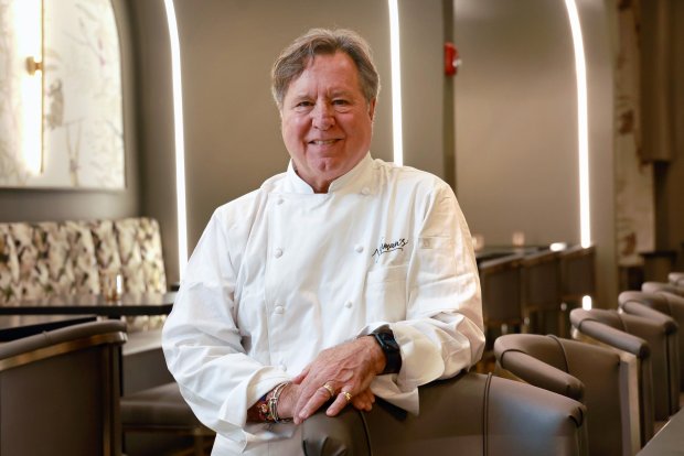 Renowned Florida chef Norman Van Aken at Norman's, his namesake restaurant in Dr. Phillips. (Joe Burbank/Orlando Sentinel)