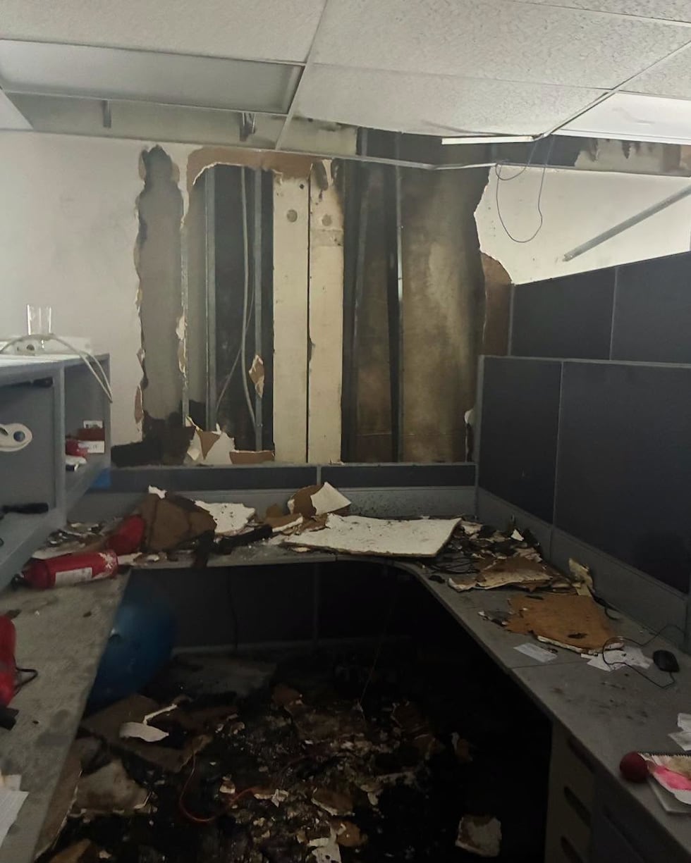 Tallahassee Fire Department shared photos of damage to the R.A. Gray building following a fire