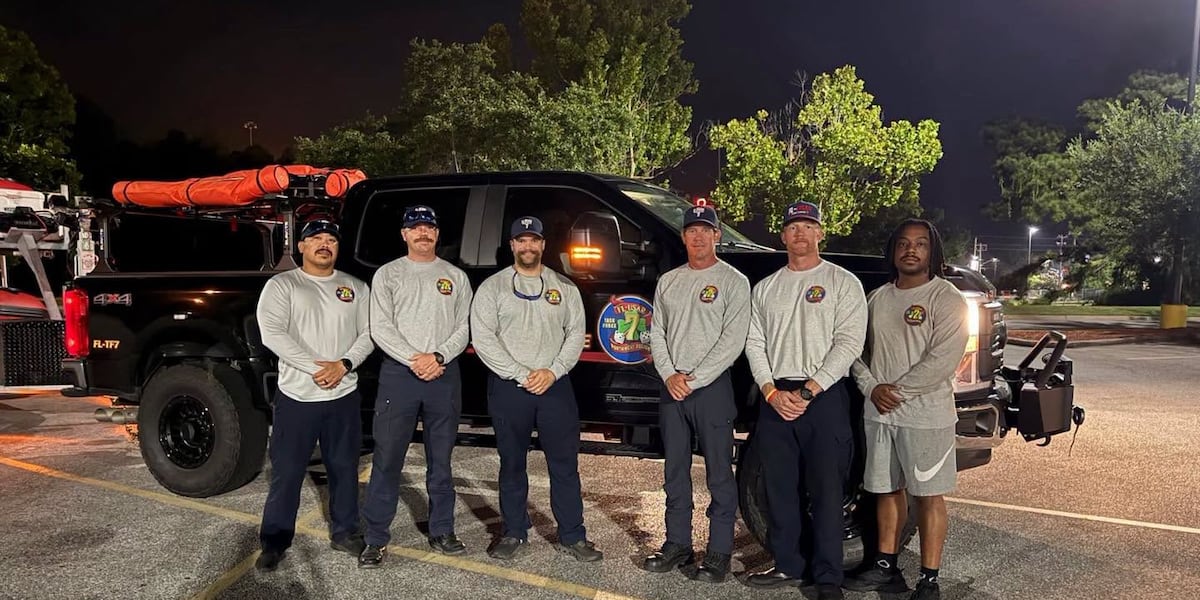 Tallahassee firefighters back home after deploying to Texas to support flood response efforts