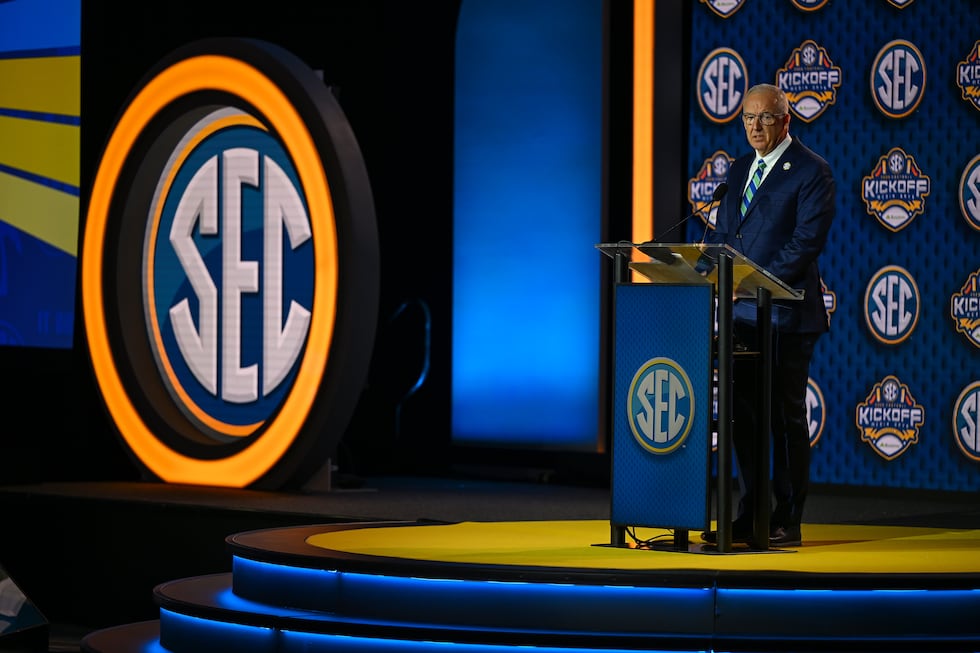 SEC Commissioner Greg SankeySEC Media Days on Monday, July 20 2026 in Tampa, Florida.Todd...