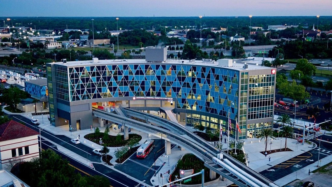 The JTA headquarters and regional transportation center