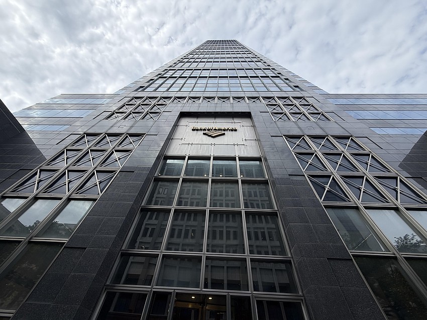Bank of America and its predecessor companies have anchored the 42-story Downtown tower at 50 N. Laura St. since it was built in 1990. Bank of America and its predecessor companies have anchored the 42-story Downtown tower at 50 N. Laura St. since it was built in 1990.