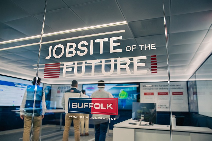 Suffolk Construction has invested roughly $40 million into a building at its Boston headquarters called “100 Mag” that houses an AI studio team. Suffolk Construction has invested roughly $40 million into a building at its Boston headquarters called “100 Mag” that houses an AI studio team.