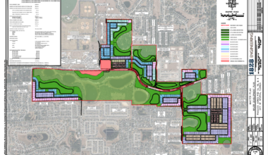  This conceptual major development plan shows the proposed 502-lot Paulucci Acres subdivision near Vick Road and West Ponkan Road. The Development Review Committee will review the project's fourth submittal Wednesday.