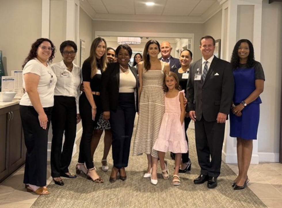 As part of the initiative, the First Lady and Madison DeSantis visited residents at the...