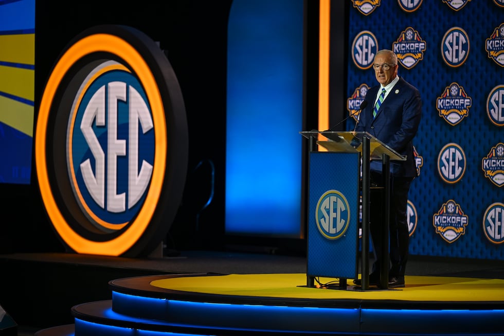 SEC Commissioner Greg SankeySEC Media Days on Monday, July 20 2026 in Tampa, Florida.Todd...