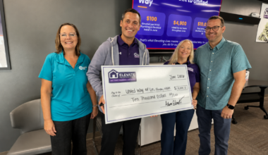 United Way receives $10,000 donation from Elevate Home Services