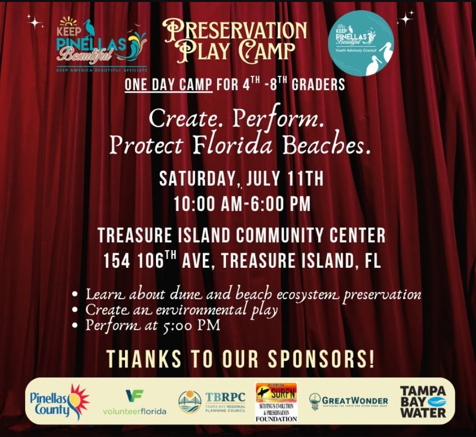 Keep Pinellas Beautiful Preservation Play Camp