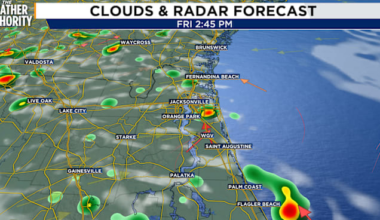 Showers, thunderstorms increase into the weekend for Northeast Florida, Southeast Georgia