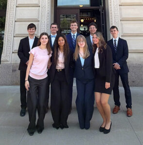 This year’s team members included Zack Branham, Griffin Byrd, Brody Denton, Maddie Powers, Luke Cardosi, Reese Collins, Dallas Denton, Anna Morin, and Audrey Volheim.