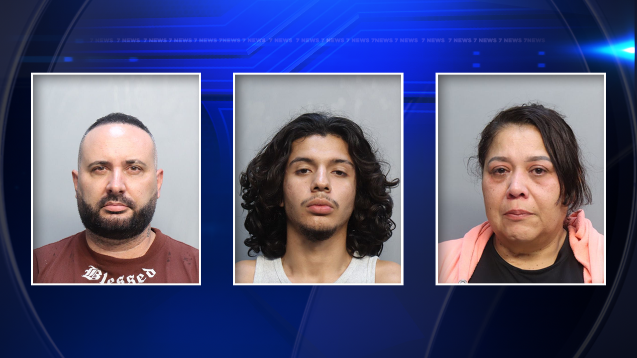 Three charged in alleged staged crash intended to support insurance claims - WSVN 7News | Miami News, Weather, Sports