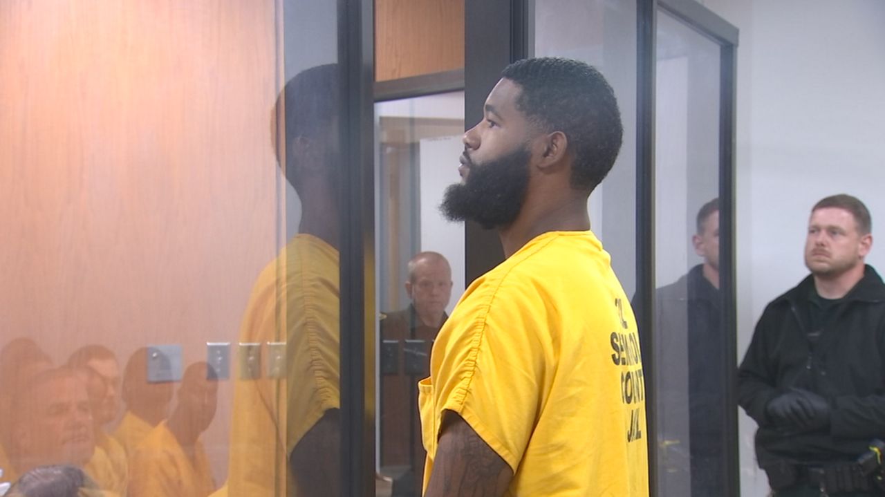 Marquaious Wheaton faced a judge for his first appearance at the Seminole County jail. (Spectrum News)