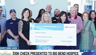 Something Good: $10K check presented to Big Bend Hospice