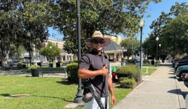 Man walks North Central Florida with AK-47, says he’s educating public on open carry law