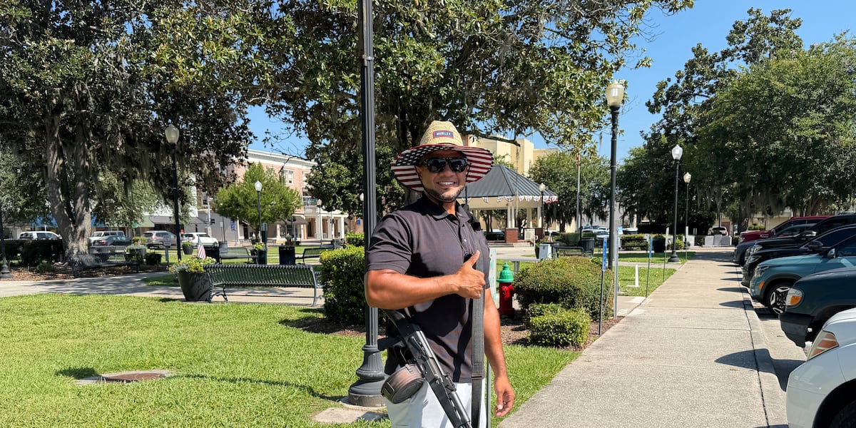 Man walks North Central Florida with AK-47, says he’s educating public on open carry law