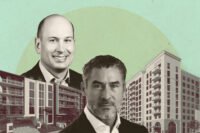 Renderings of AvalonBay Communities’ proposed Kanso Coral Way and MG Developer’s proposed Regency Parc & Residences, with AvalonBay Communities’ Benjamin W. Schall with MG Developer’s Alirio Torrealba
