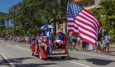 Miami area Key Biscayne Fourth of July parade draws crowds