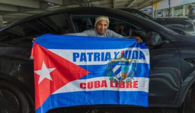 Photos: Freed Cuban political prisoner lands at Miami airport