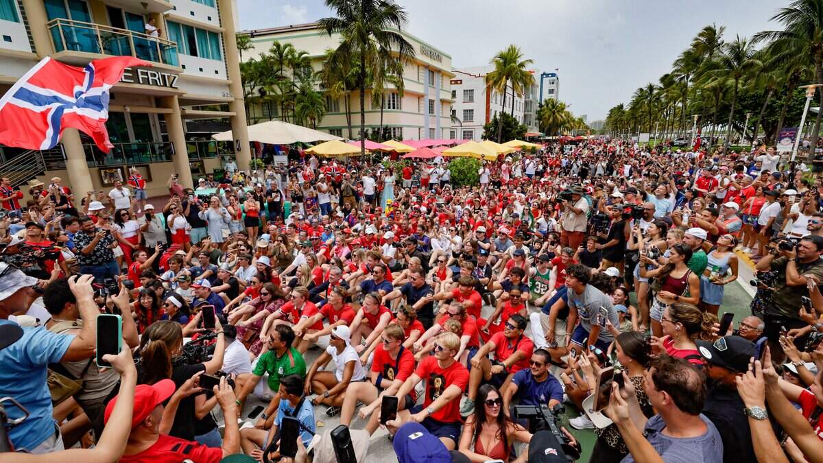 Miami Beach becomes home for Norway’s Viking row