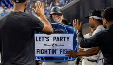 Kyle Stowers, Miami Marlins clinch Seattle Mariners series