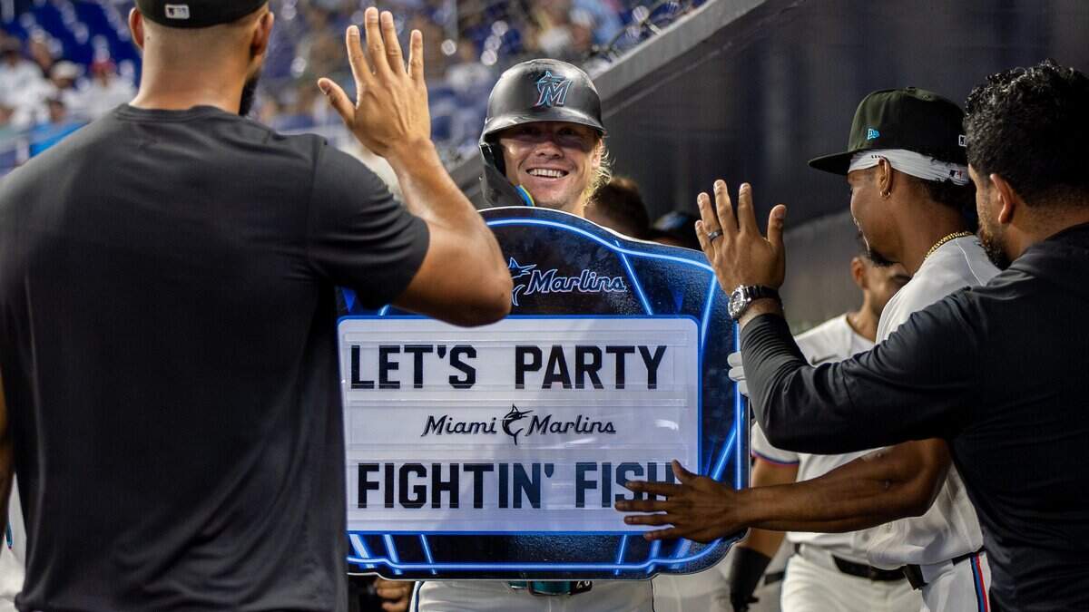 Kyle Stowers, Miami Marlins clinch Seattle Mariners series