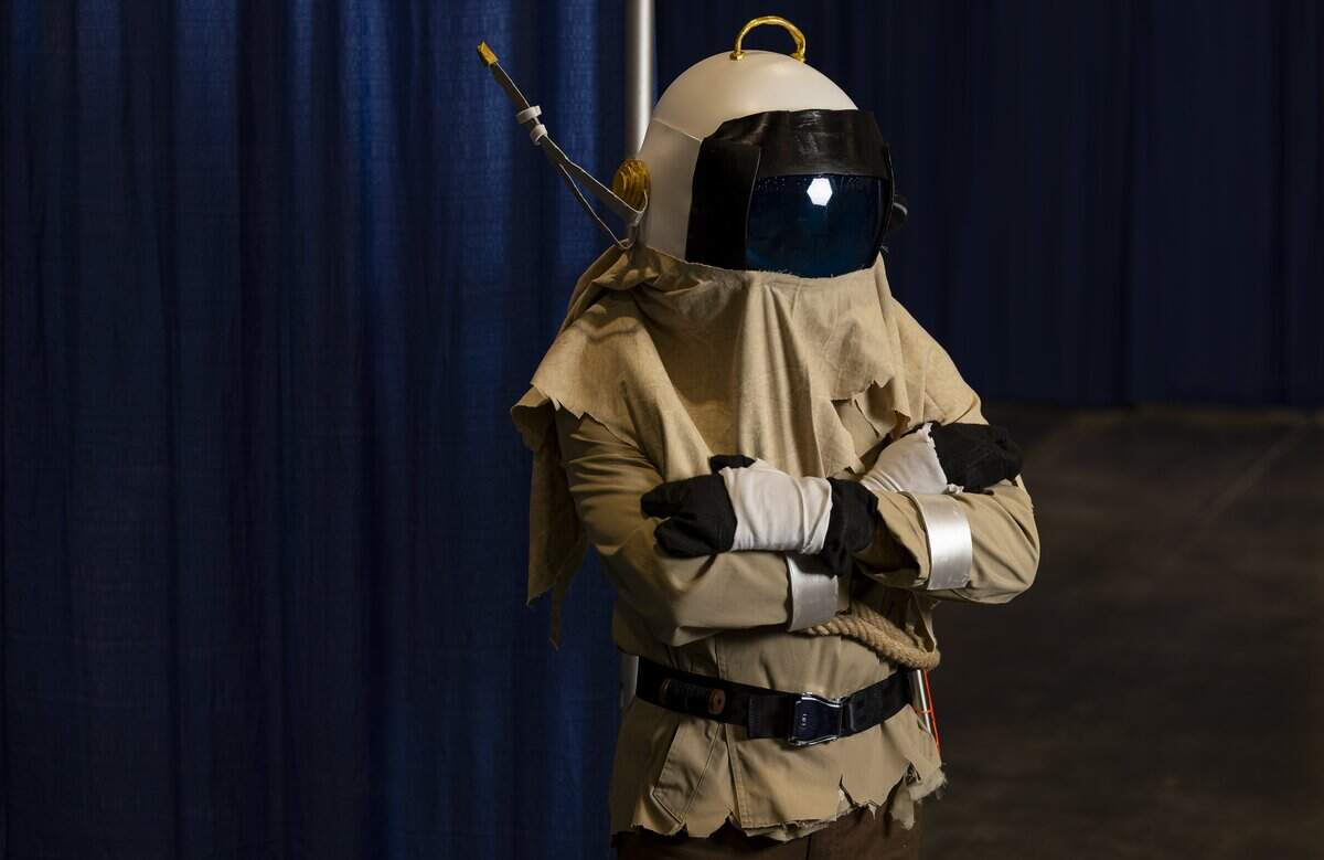 Angelo Zervos cosplays as the main character from Outer Wilds during Florida Supercon 2026 at the Miami Beach Convention Center on Friday, July 10, 2026, in Miami Beach, Fla.
