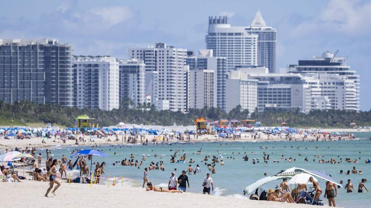 Miami breaks heat record for second consecutive day