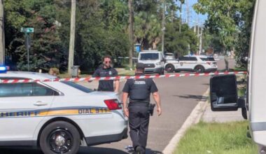 JSO responding to homicide in the College Gardens neighborhood