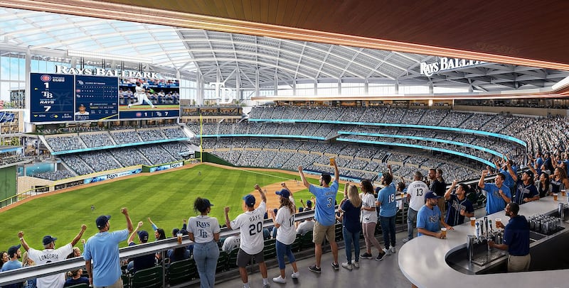 Rays ballpark rendering