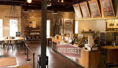 The interior of a Maple Street Biscuit Co. restaurant.