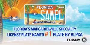 MEDIA ADVISORY- Florida’s Margaritaville Specialty License Plate Named #1 Plate by ALPCA